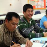 Two students in ESL Class